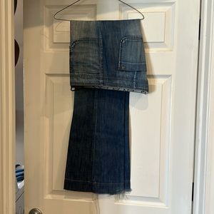 Joes wide leg jeans size 30. Slightly worn, smoke free home.